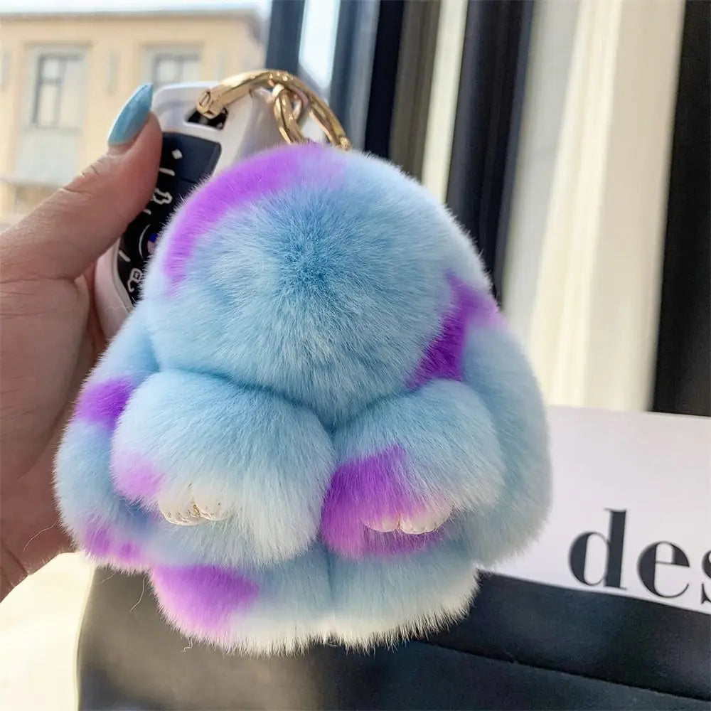 Cute Plush Bunny Purse Charm