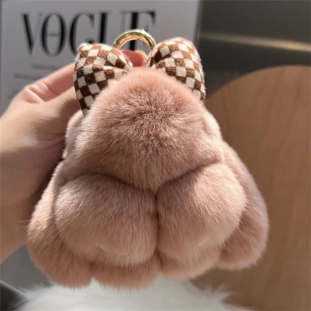 Cute Plush Bunny Purse Charm
