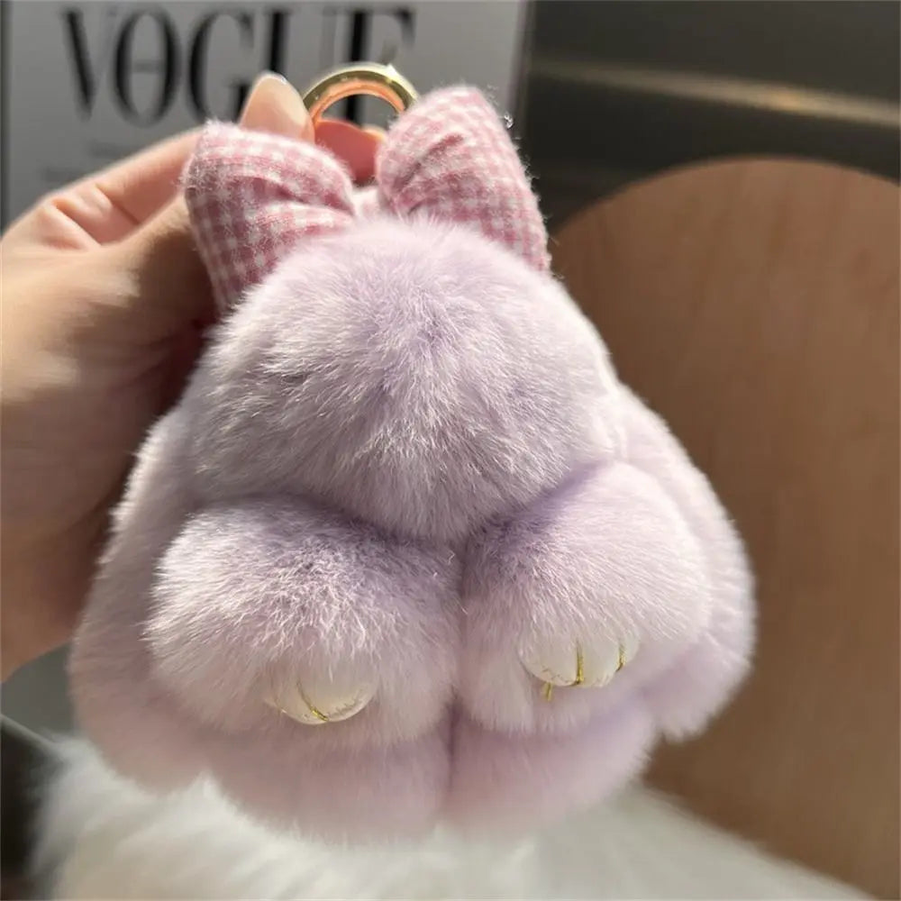 Cute Plush Bunny Purse Charm