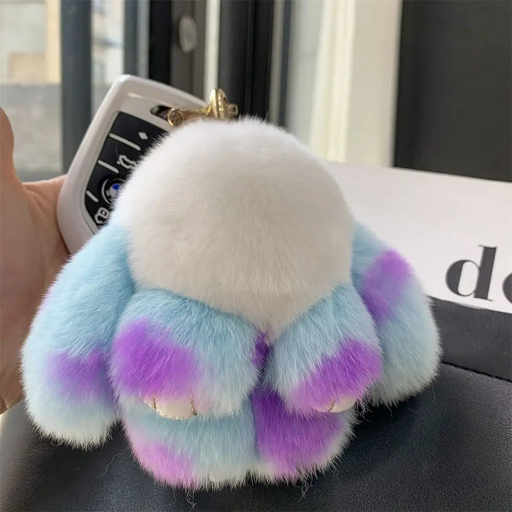 Cute Plush Bunny Purse Charm