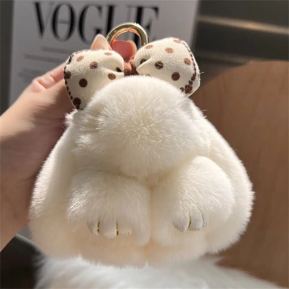 Cute Plush Bunny Purse Charm