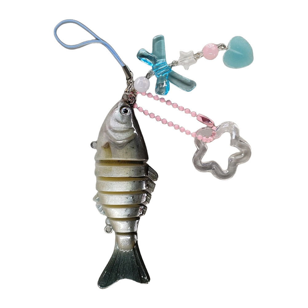 Handmade Acrylic Fish Purse Charm