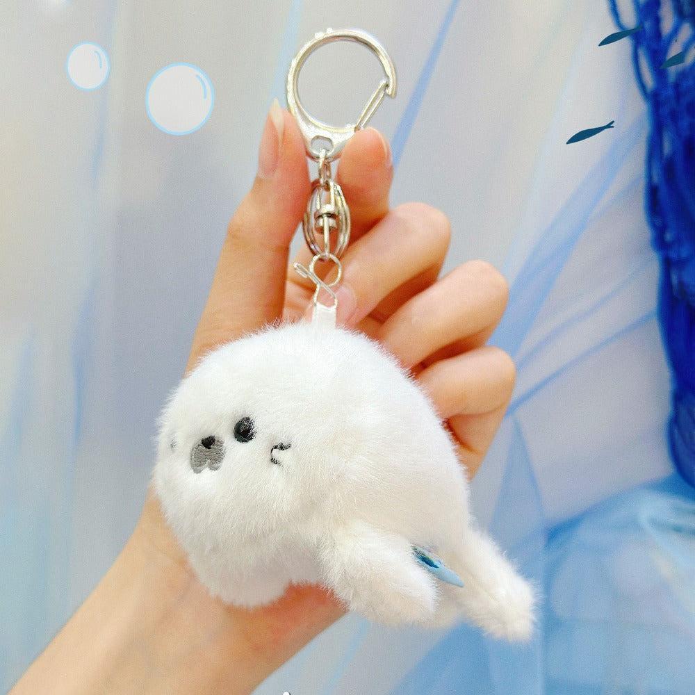 Cute Plush Bunny Purse Charm