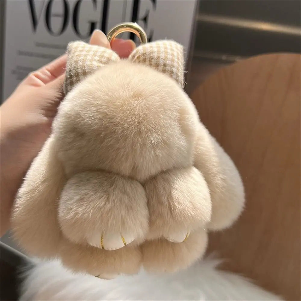 Cute Plush Bunny Purse Charm