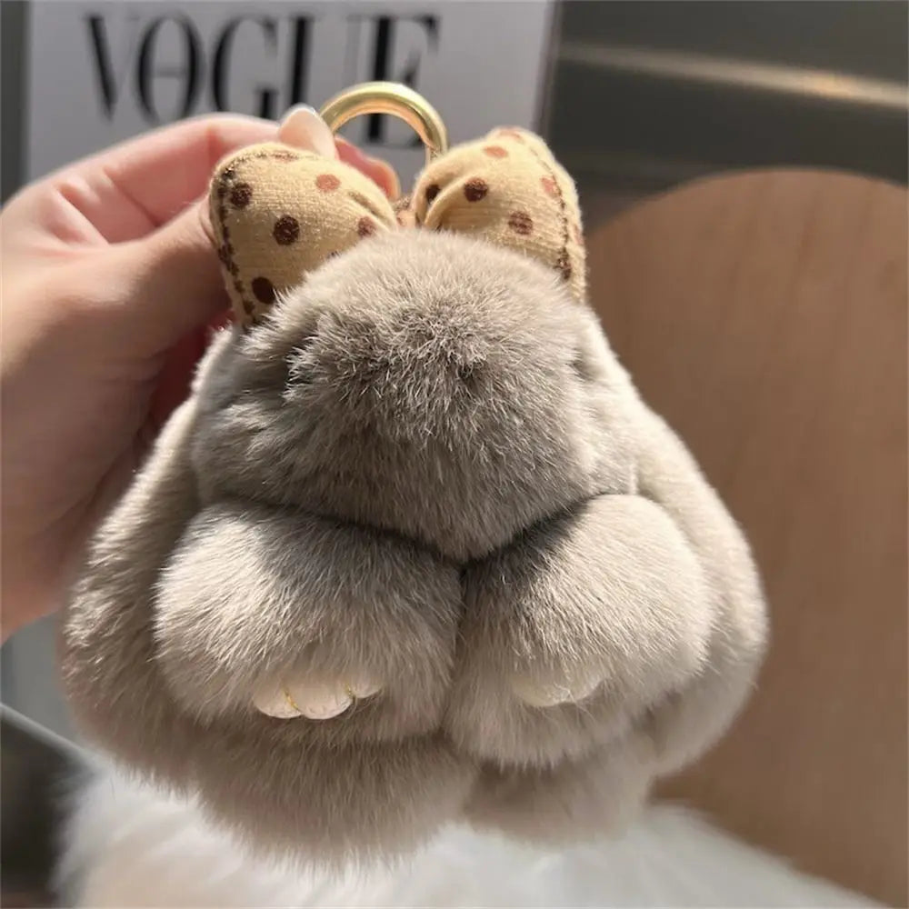 Cute Plush Bunny Purse Charm