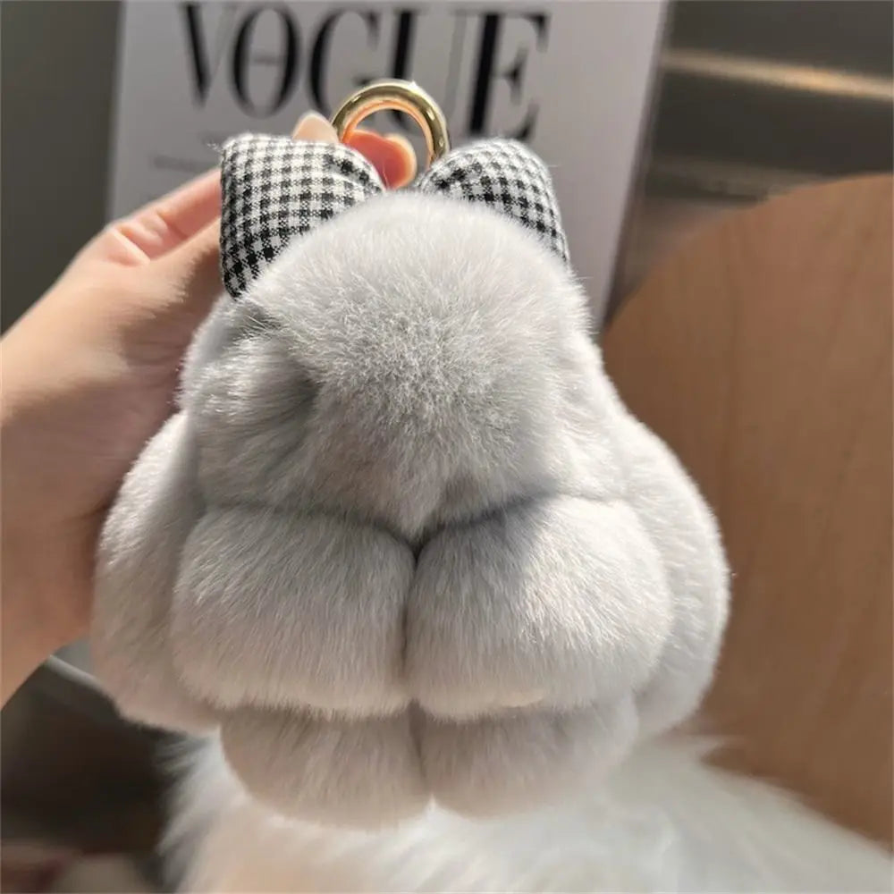 Cute Plush Bunny Purse Charm