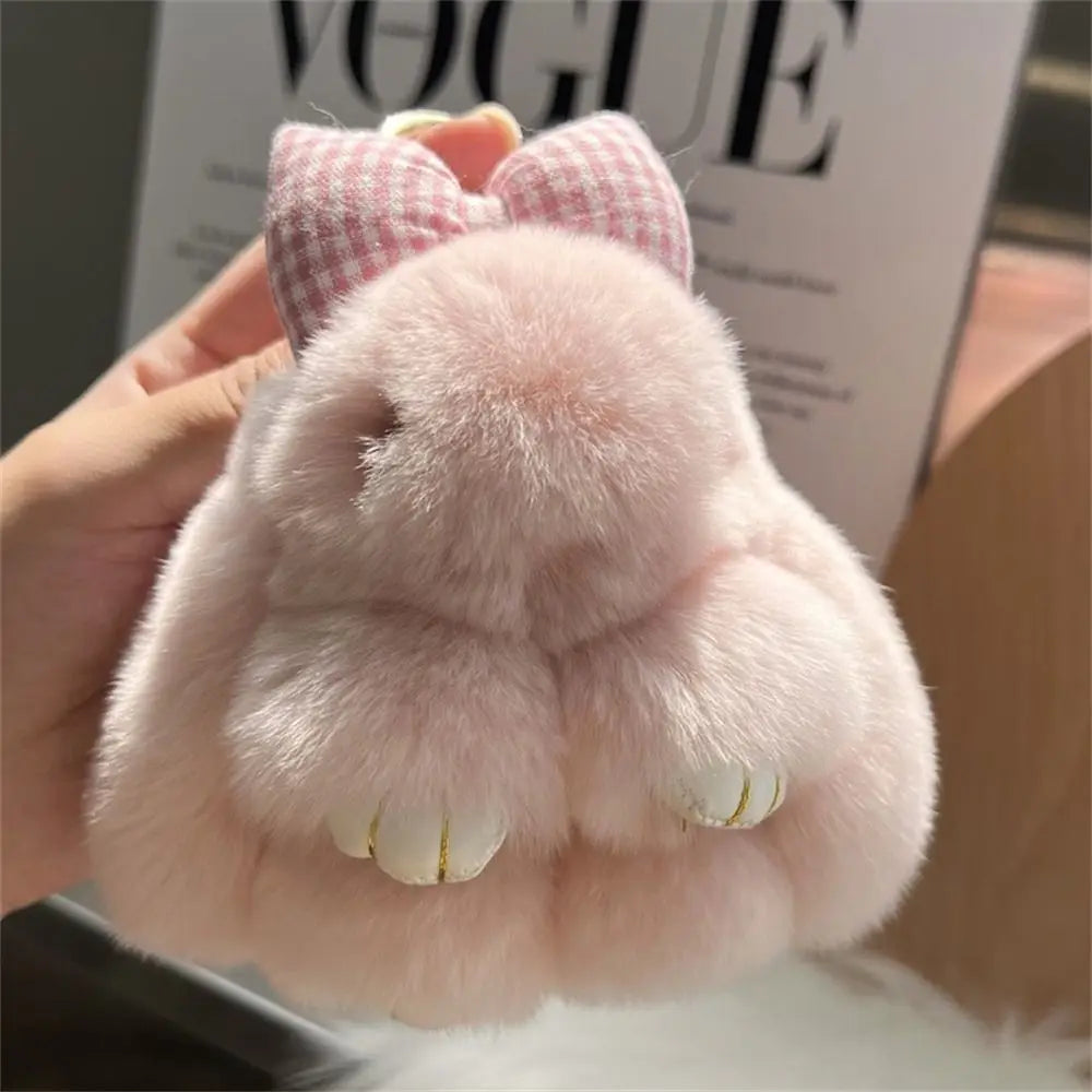 Cute Plush Bunny Purse Charm